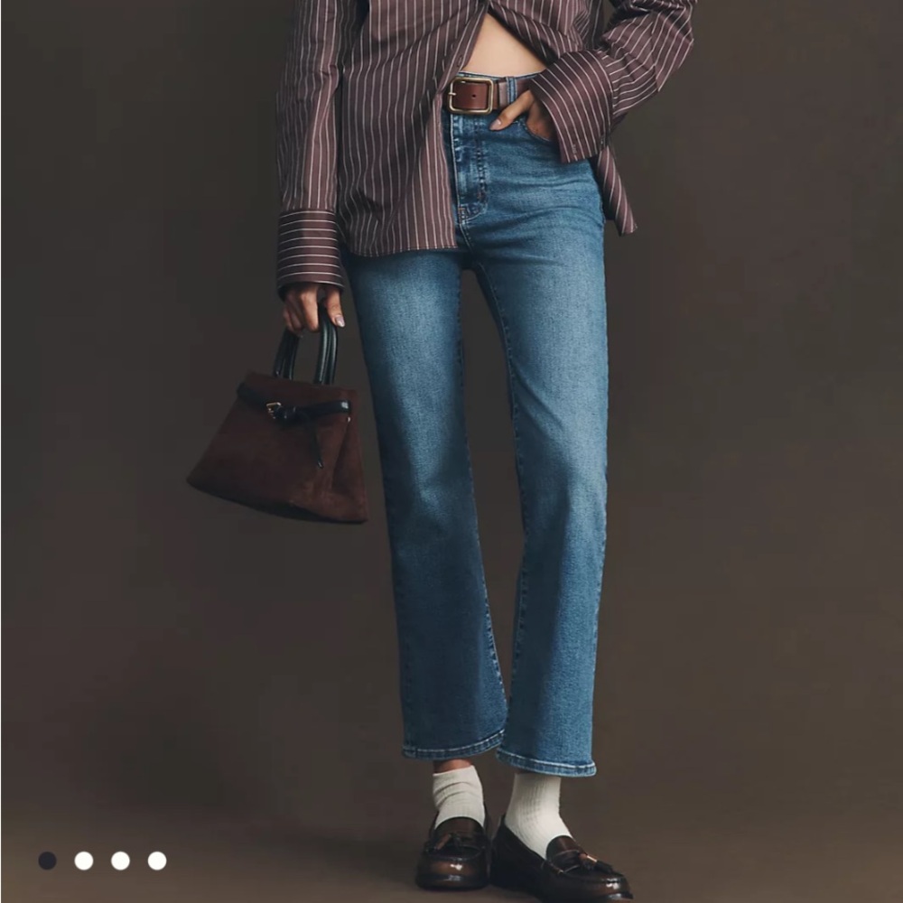 NWT Frame The Reboot Crop Mid Rise Bootcut Jeans